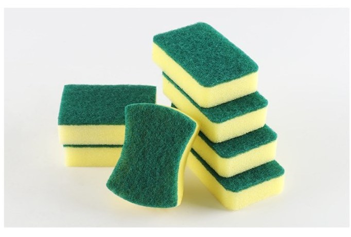 Dishwashing sponge kitchen supplies dishwashing sponge scouring pad household cleaning dishcloth  high-density scouring pad