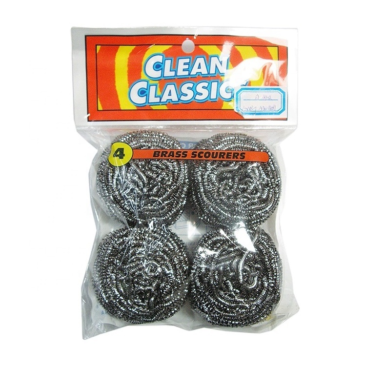 Custom Multi Purpose Cleaner Pot Scourer Stainless Steel Wire 410/430 Galvanized Steel Scour Sponges And Scouring Pads