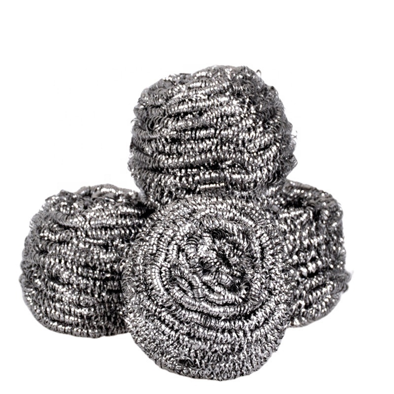 Custom Multi Purpose Cleaner Pot Scourer Stainless Steel Wire 410/430 Galvanized Steel Scour Sponges And Scouring Pads