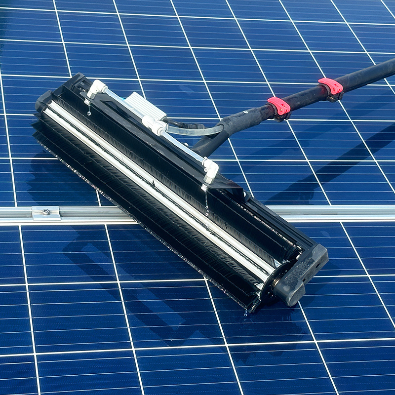 Automatic Solar Panel Cleaning Tools Brush Clean Machine Power7.5m Roller Brush Solar Panel Cleaning For Photovoltaic Station