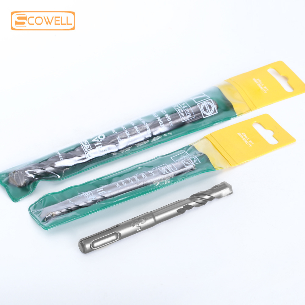 Concrete SDS Plus Drill Bit TCT Carbide Cross Tips 4 Cutters 110mm-460mm Wall Brick Block Electric Hammer Masonry Drilling Bits