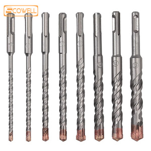 Concrete SDS Plus Drill Bit TCT Carbide Cross Tips 4 Cutters 110mm-460mm Wall Brick Block Electric Hammer Masonry Drilling Bits