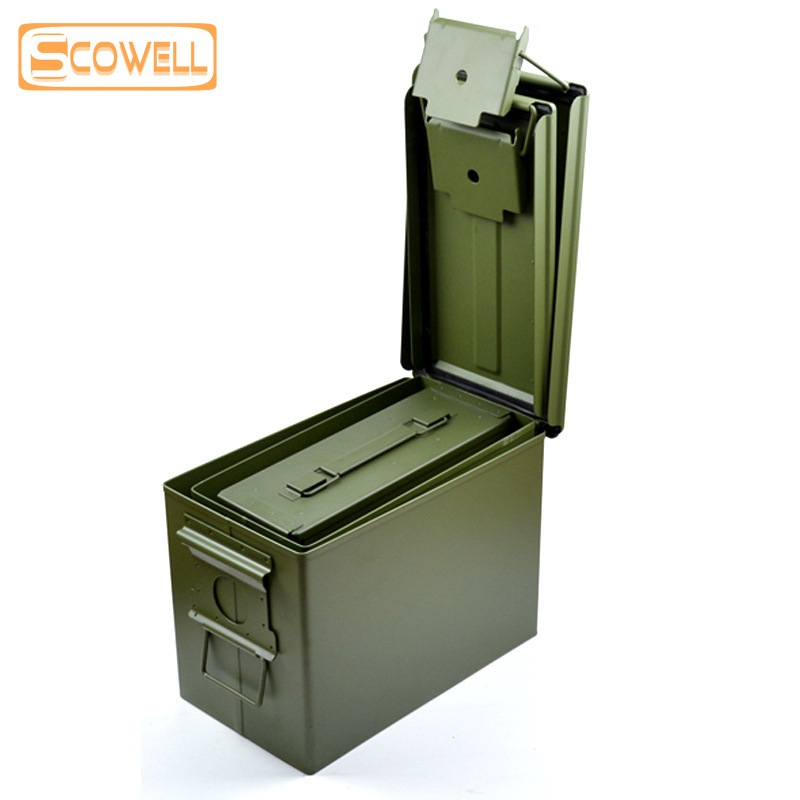 Durable Water Proof .30CAL .50CAL Ammo Box M2A1 With Handle PA108 M19A1 Ammo Can Lithium Battery Explosion-proof Case