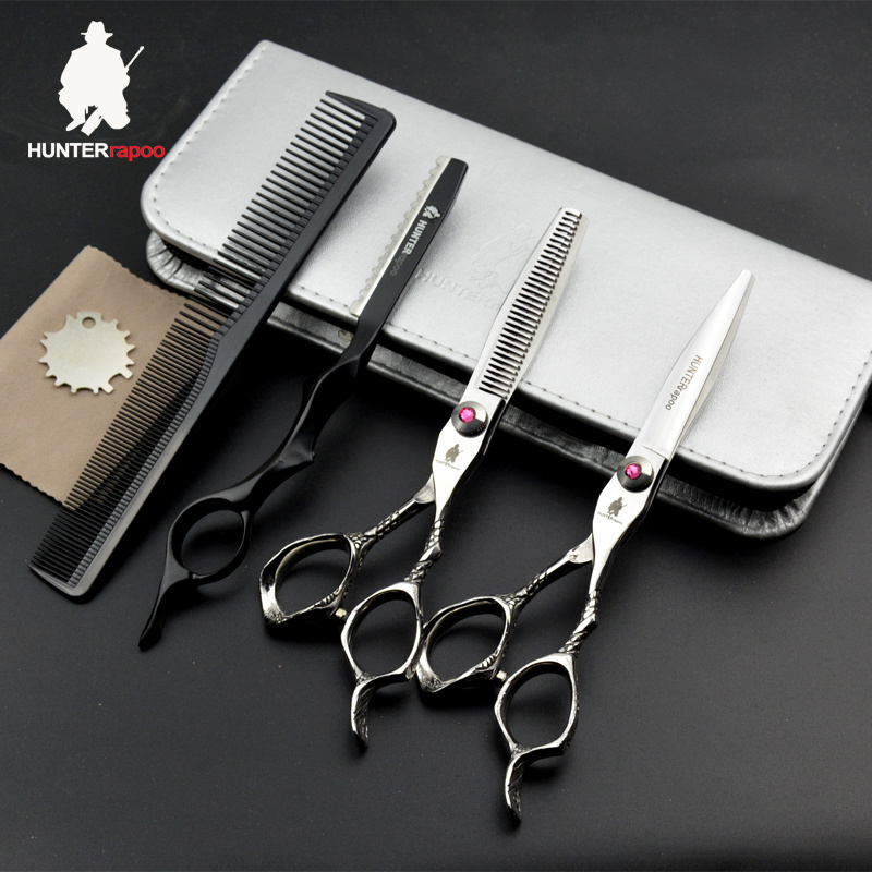 6 inch Professional Barber Scissors For Hairdressing Salons Hair Cutting Shears Thinning Scissors