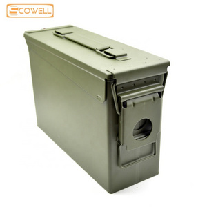 30 Cal Metal Ammo Can Out Door Tools Case M19A1 All-Metal Box for Long Term Storage Lithium Battery Explosion-proof Case