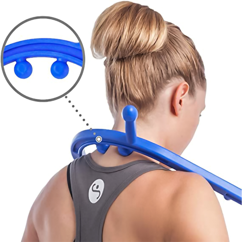 Trigger Point Fibromyalgia Pain Relief and Self Massage Hook Cane Therapy Back and Neck Massager