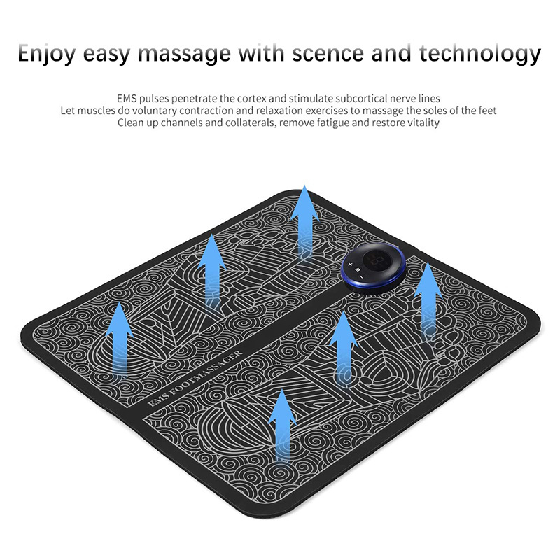 EMS foot massage products vibrating foot massage machine Intelligent Power-off Usb Rechargeable Home