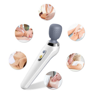 2024 New Arrival Rechargeable Back Massage Stick Vibrating Massager Handheld Magic Electric Wand Massager For Health Care