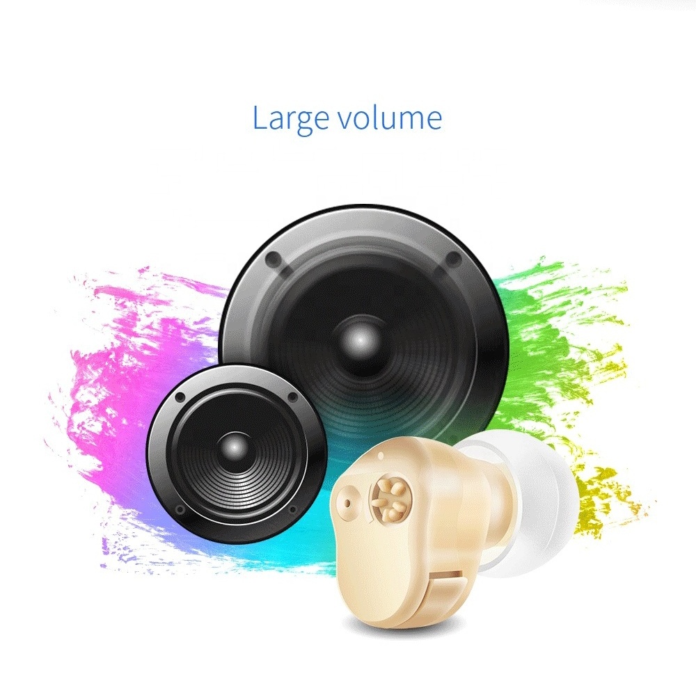 Medical Hearing aid Impaired Handicapped Ear Accessory Earphone Battery ITE Hearing Aid For Deaf