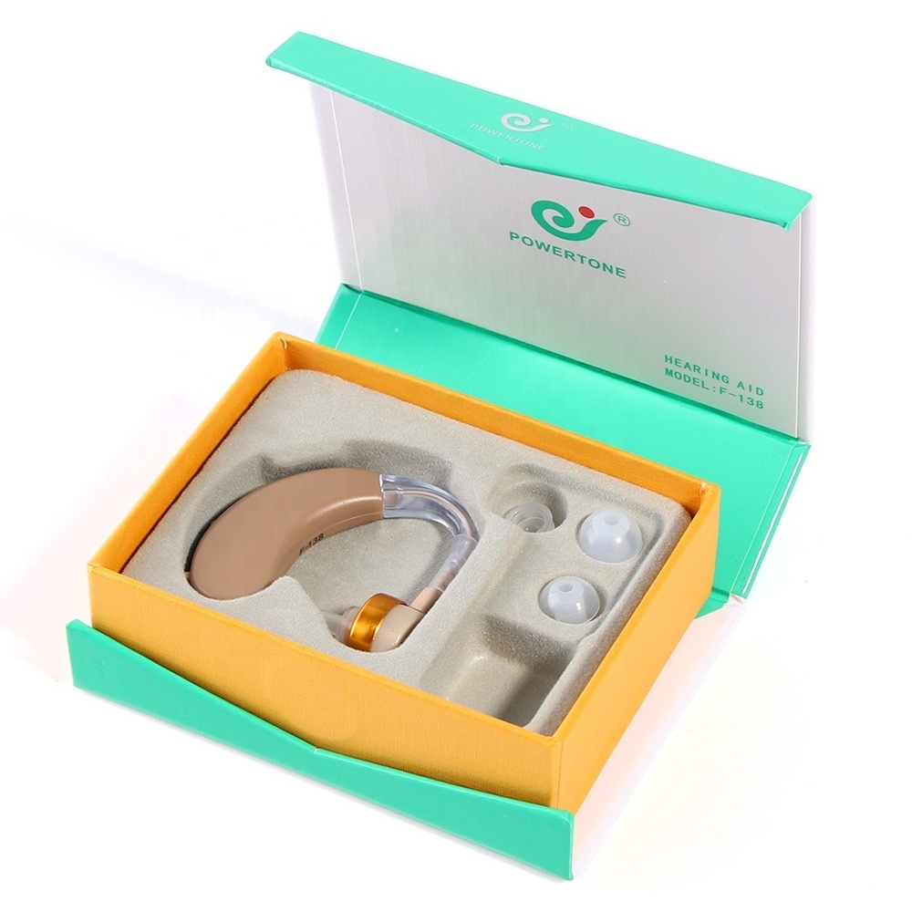 AXON Ear Hear Aid for The Elderly Hearing Loss Sound Amplifier Ear Care Tools Digital Audio Adjustable BTE Hearing Aids