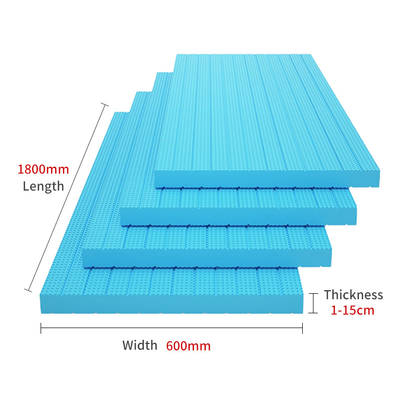 High density Extruded expanded polystyrene XPS Rigid foam board Core Waterproof Polystyrene Foam Insulation Board exterior wall