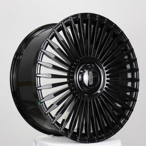 Monoblock Alloy Wheel Sport Black Wheel Forged Wheels 5x112 5X130 5X120 5X112 5X114.3 6X135 6X139.7 from China Factory