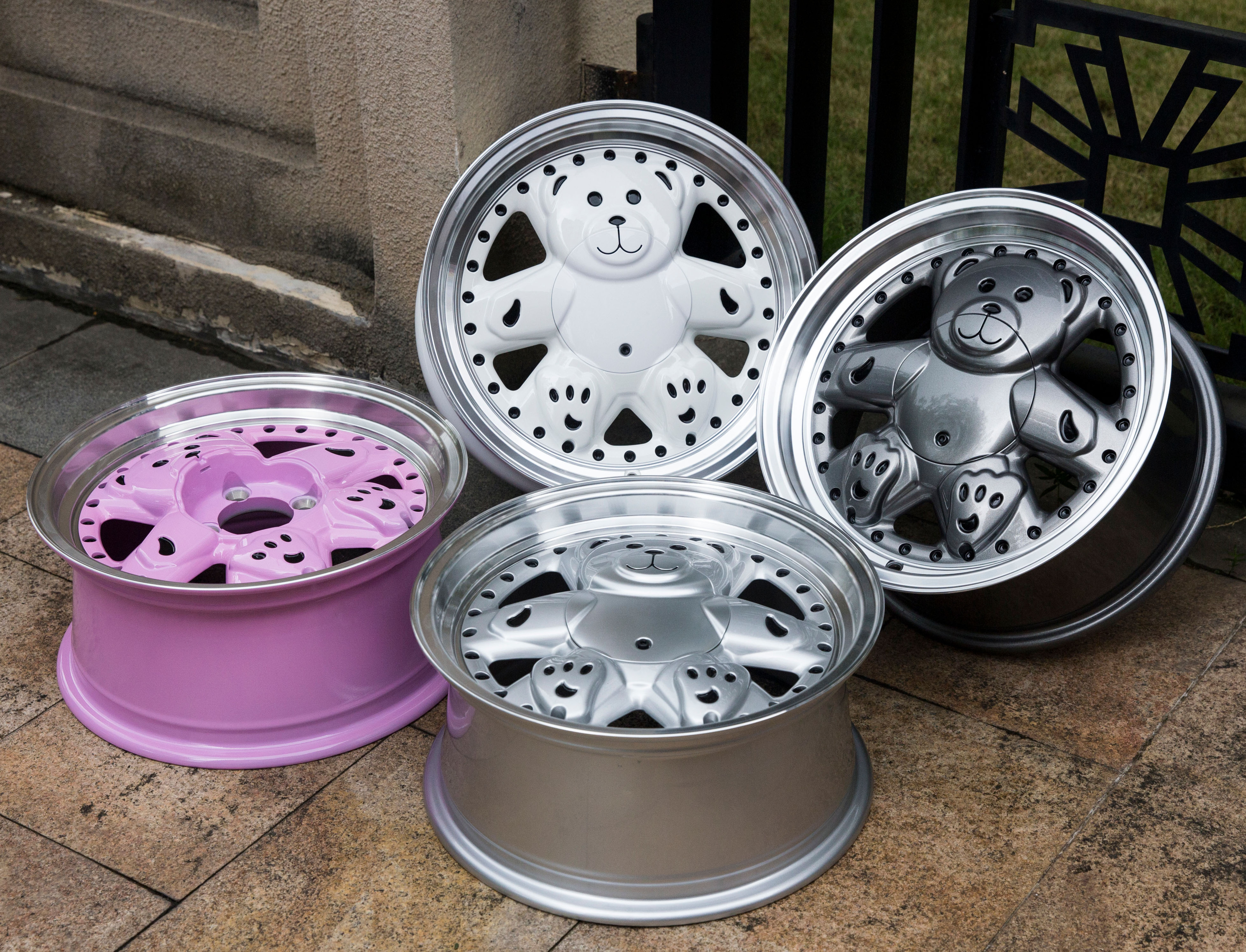 Factory wheel rines para autos de lujo rin 15 teddy bear Other passenger cars parts Alloy rim 4x100 car wheels Rims 15 inch