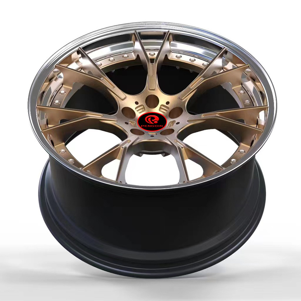 Good Price Custom Rims Wheels 7 Spoke Wheels 19 Inch Forging Rims Passenger Car Rims Forged Wheels 5x112