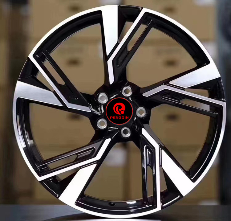 Quality rines de lujo deportivos 15 Alloy Rim Forged Cars Wheels manufacturers 18 22 20 inch Rims 17 5x112 Wheels Black r36s e60