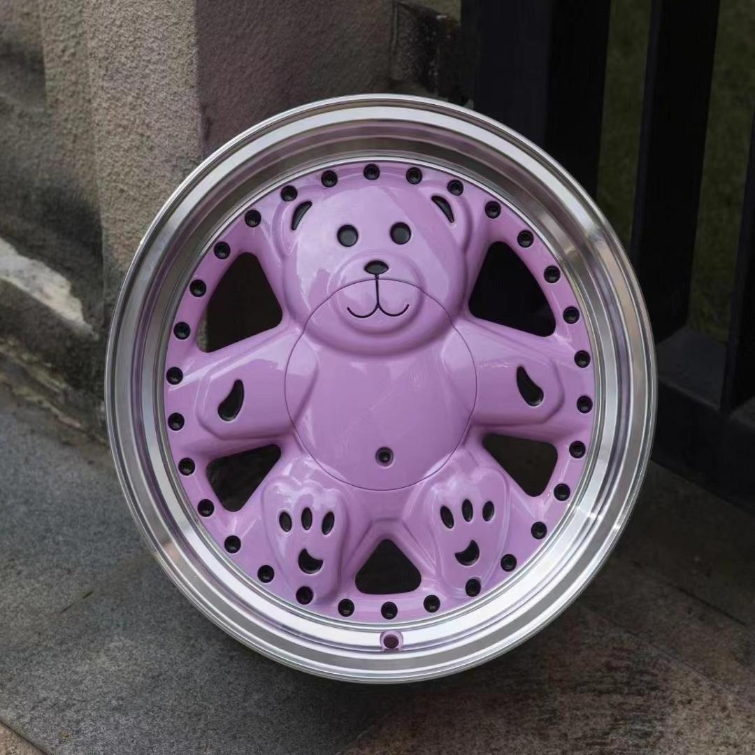 customized teddy bear sport rines rin 15 4/100 4x100 para auto de lujo aluminum Alloy Wheel Rims 4 holes Auto Parts Luxury Cars