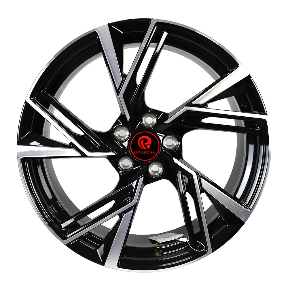 Quality rines de lujo deportivos 15 Alloy Rim Forged Cars Wheels manufacturers 18 22 20 inch Rims 17 5x112 Wheels Black r36s e60