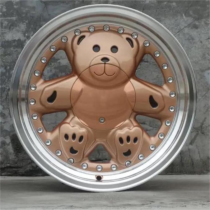 Factory wheel rines para autos de lujo rin 15 teddy bear Other passenger cars parts Alloy rim 4x100 car wheels Rims 15 inch