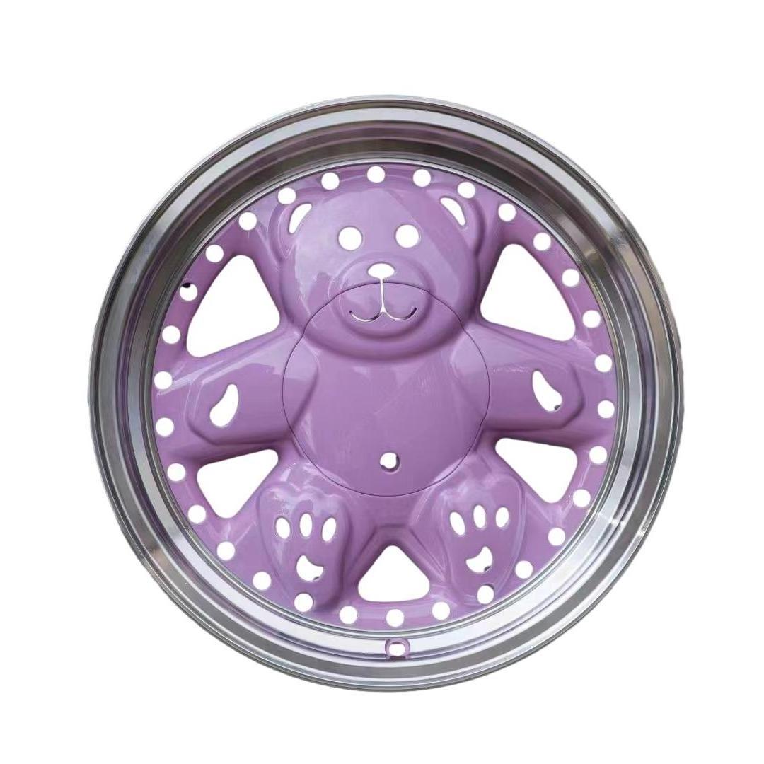 customized teddy bear sport rines rin 15 4/100 4x100 para auto de lujo aluminum Alloy Wheel Rims 4 holes Auto Parts Luxury Cars