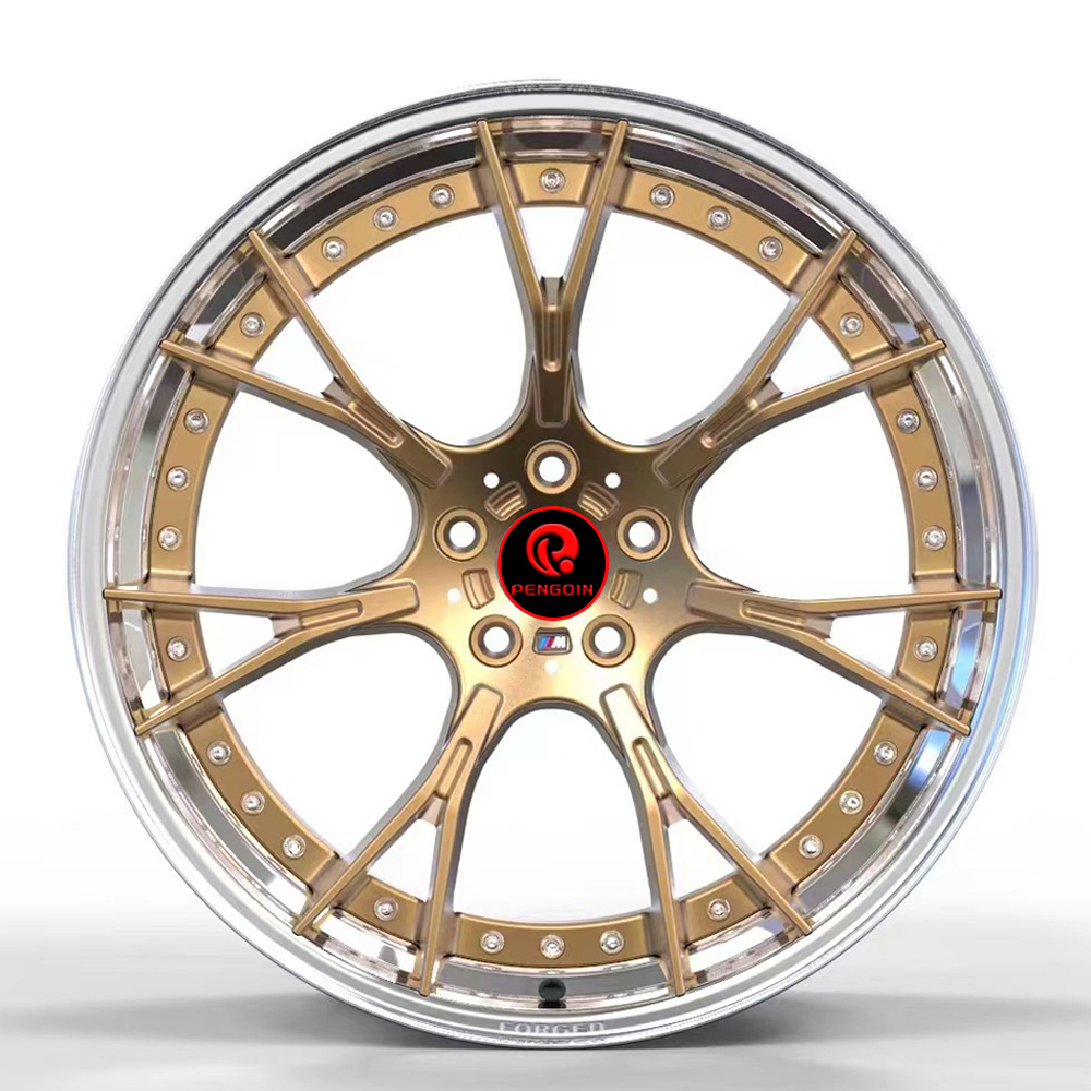 Good Price Custom Rims Wheels 7 Spoke Wheels 19 Inch Forging Rims Passenger Car Rims Forged Wheels 5x112