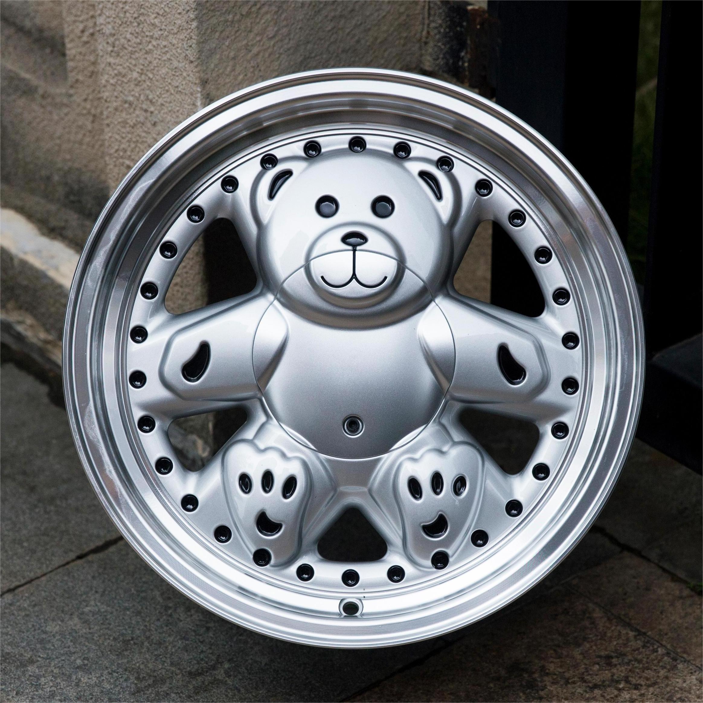 Factory wheel rines para autos de lujo rin 15 teddy bear Other passenger cars parts Alloy rim 4x100 car wheels Rims 15 inch