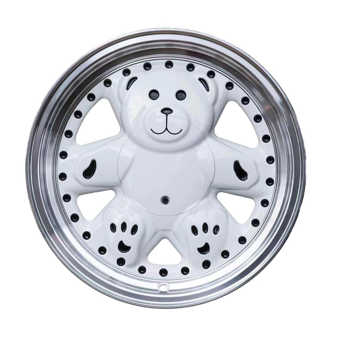 Cheap Price rines de lujo deportivos para autos Alloy Lexus Rims Teddy Bear r15 wheels 15 Inch 4 holes Rim 4X100 Rims wheels