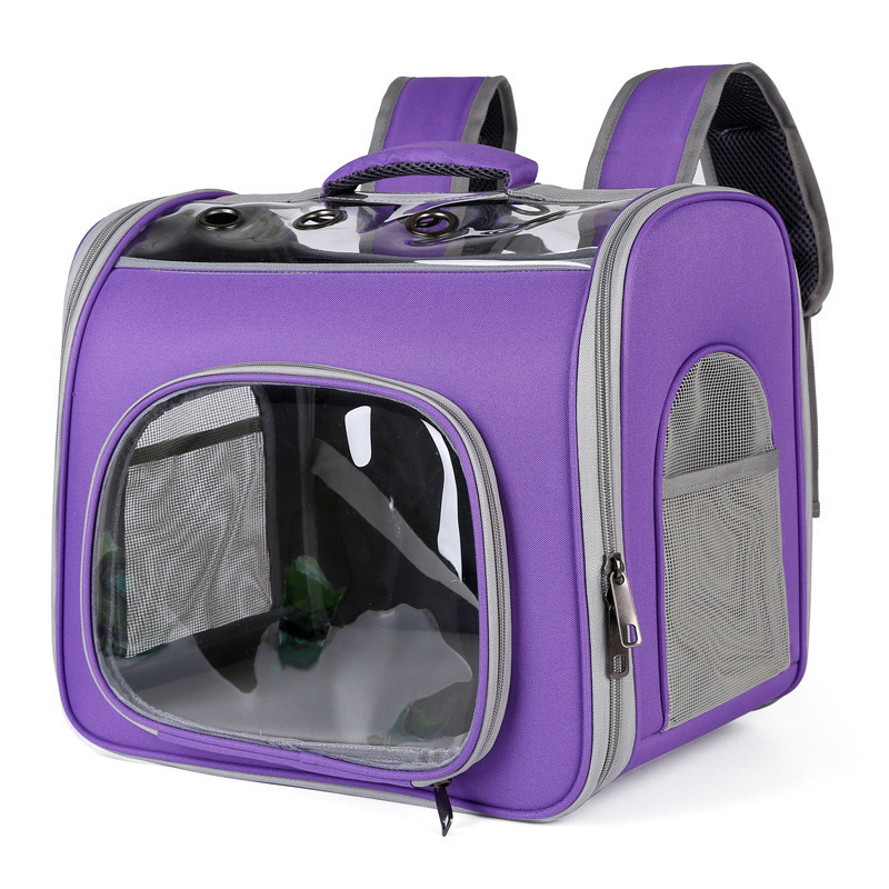 New Foldable Puppy Space Capsule Outside Tote Bag Pet Portable Carrier Big Capacity Cat Travel Backpack Large Double Shoulder