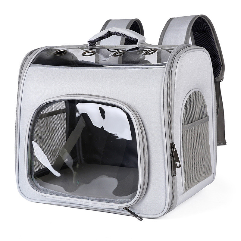 New Foldable Puppy Space Capsule Outside Tote Bag Pet Portable Carrier Big Capacity Cat Travel Backpack Large Double Shoulder