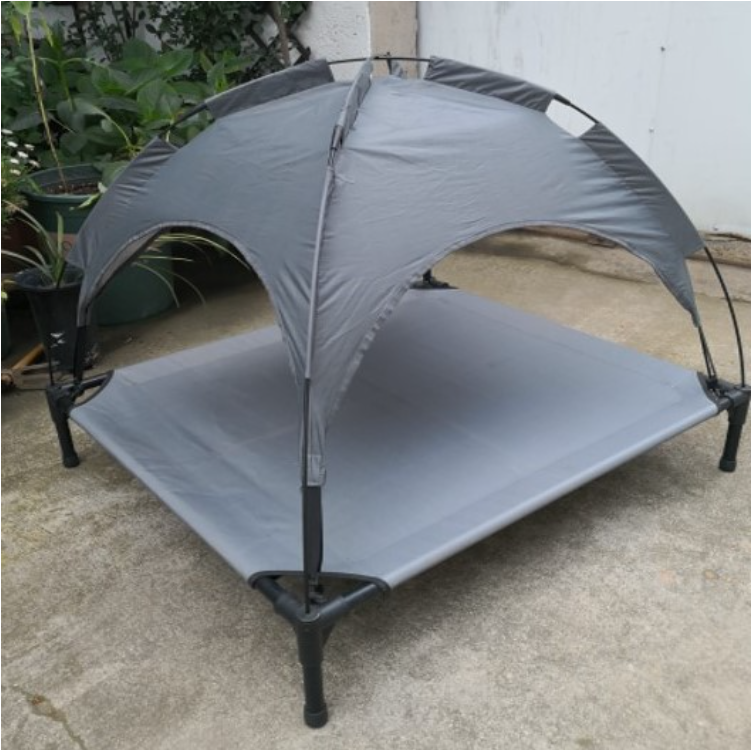 Waterproof Pet Dog Tent for Extra Large Size Portable Raised Pet Bed Elevated Pet Dog Bed Roof Canopy Cot Portable