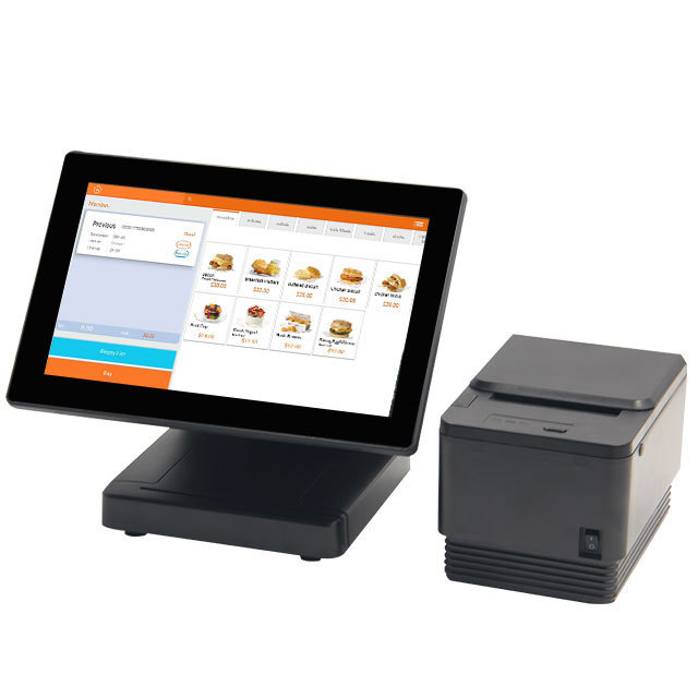 Pos Machine Dual Screen System For Touch Cash Register Machine