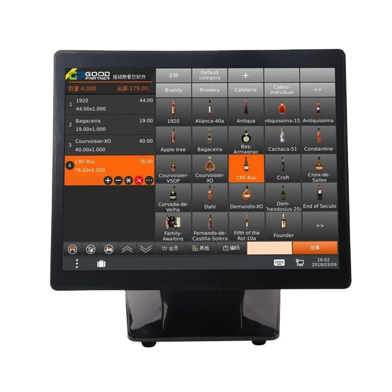 Fast Food Self Service Ordering Kiosk Touch Screen Totem Self Payment Kiosk Self Checkout Kiosk Table TC POS System