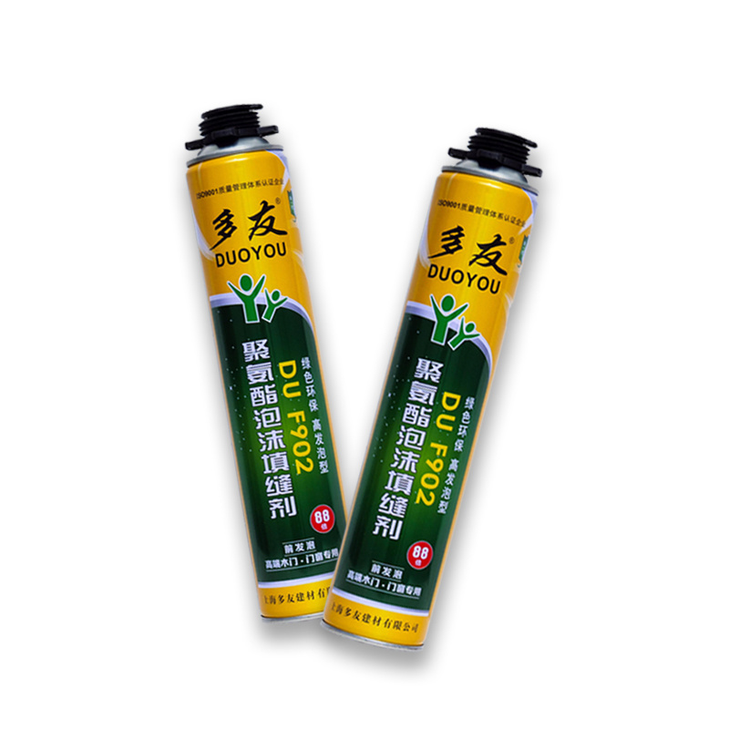 F902 Gun/Tube Spray Polyurethane Foam Caulk Soundproofing Waterproofing Window Door Installations Hole Repairs-for Construction