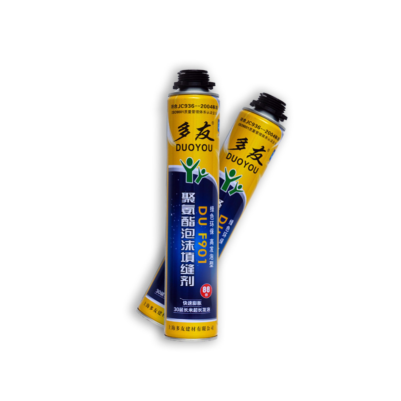 F901Customizable Polyurethane Foam Caulk Environmentally Friendly Acoustic Waterproof Gun/Tube for Construction Use