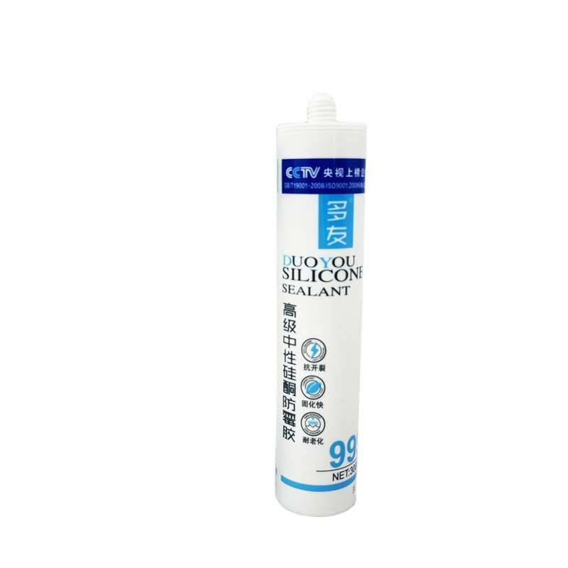 OEM Weatherproof Silicone Sealant Neutral Transparent Silicone Fast Curing Weatherproofing Adhesive for Building Kitchens