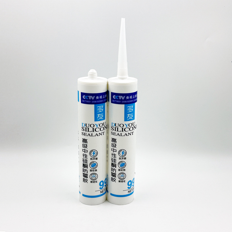 OEM Weatherproof Silicone Sealant Neutral Transparent Silicone Fast Curing Weatherproofing Adhesive for Building Kitchens