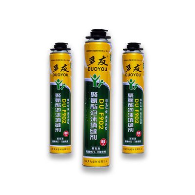 F902 Pu Foam Multi-Purpose White Eco-friendly Soundproof Polyurethane Foam Spray Caulk Adhesive Sealant for Construction Use