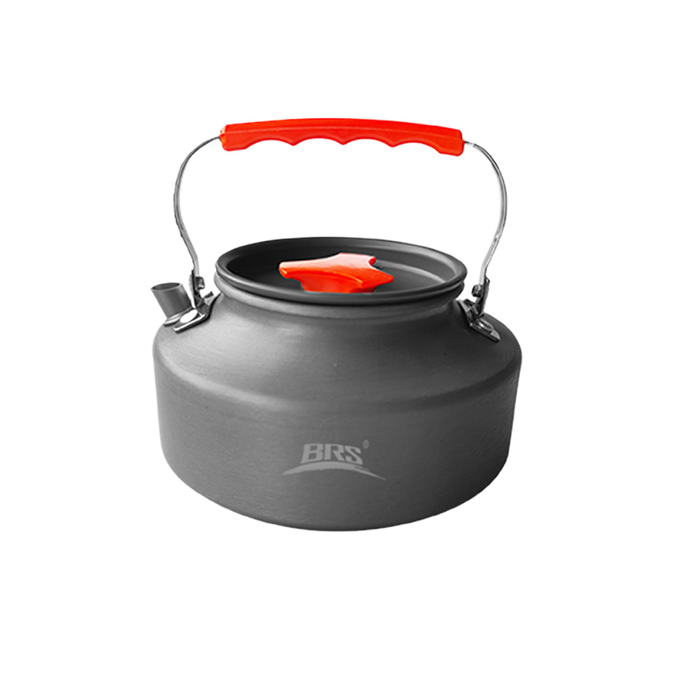 Outdoor Camping Cookware Aluminum Alloy Portable Water Tea Kettle With Handle Boiling Kettle