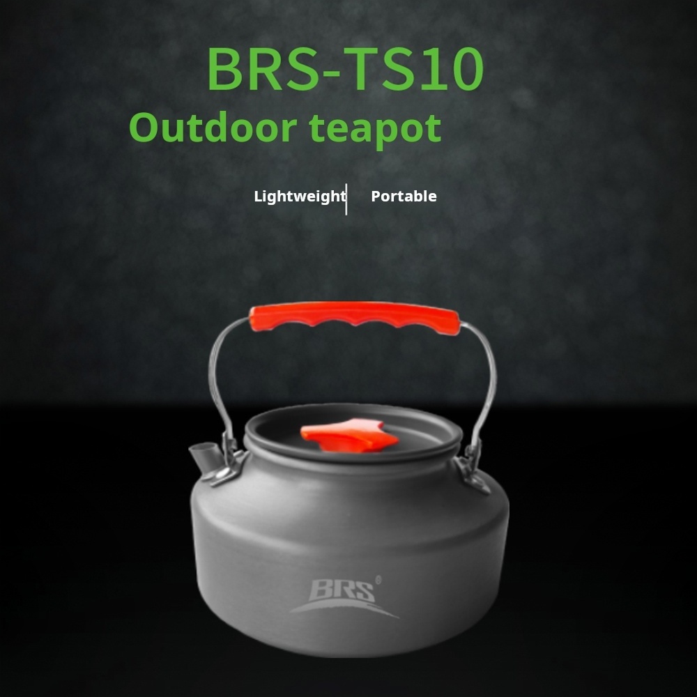 BRS-TS10 Outdoor Camping Cookware Aluminum Alloy Portable Water Tea Kettle With Handle Boiling Kettle