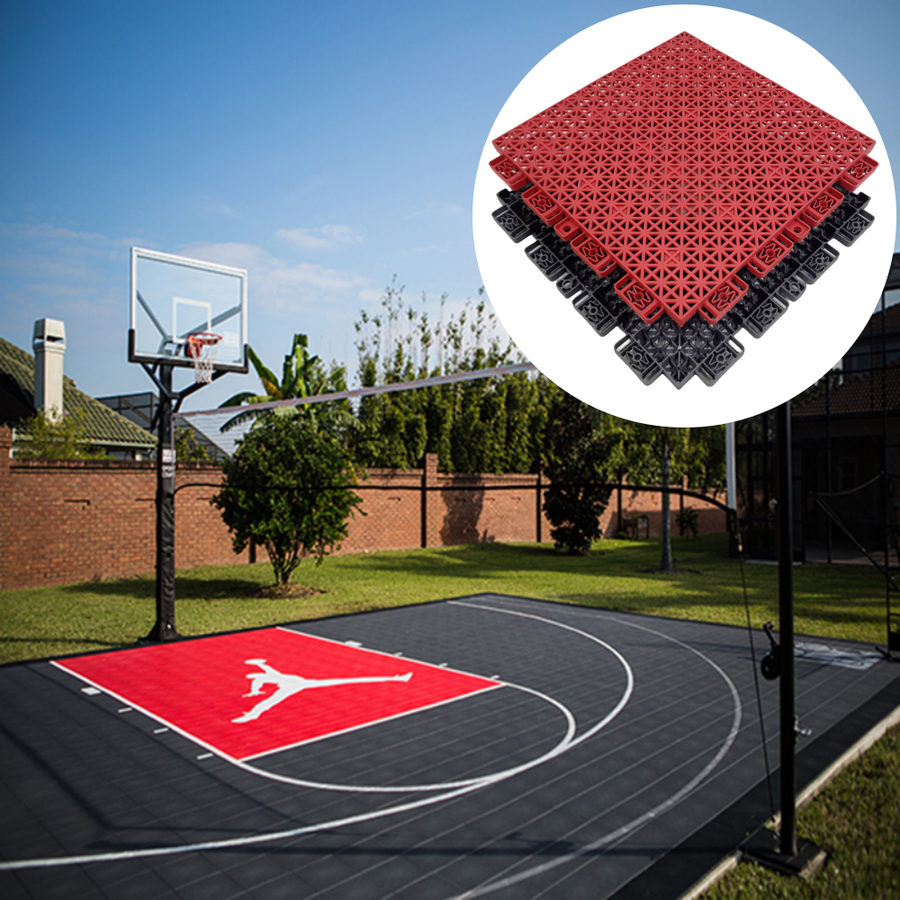 Outdoor Tennis Pickleball Badminton Court Floor Mat Interlocking Sports Flooring Tiles Basketball Court Tiles