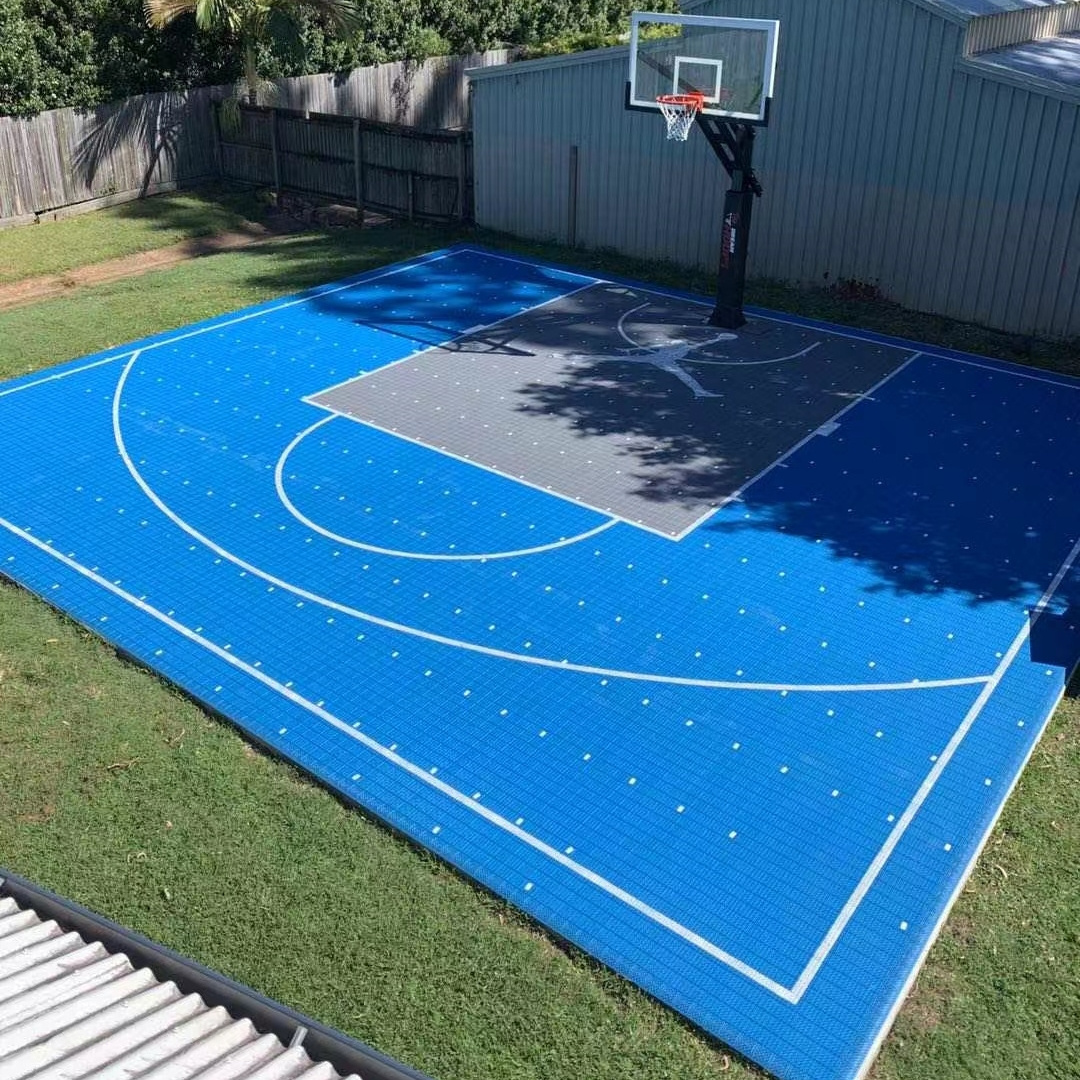 Portable Outdoor PP Plastic Modular Interlocking Basketball Sports Court Flooring Tiles Basketball Court