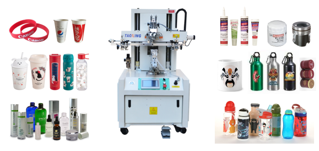 Laser Automatic Registering milk tea cup Multi colors screen printers Personalize logo cosmetic  bottle Printing Machine