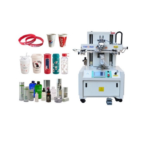 Laser Automatic Registering milk tea cup Multi colors screen printers Personalize logo cosmetic  bottle Printing Machine