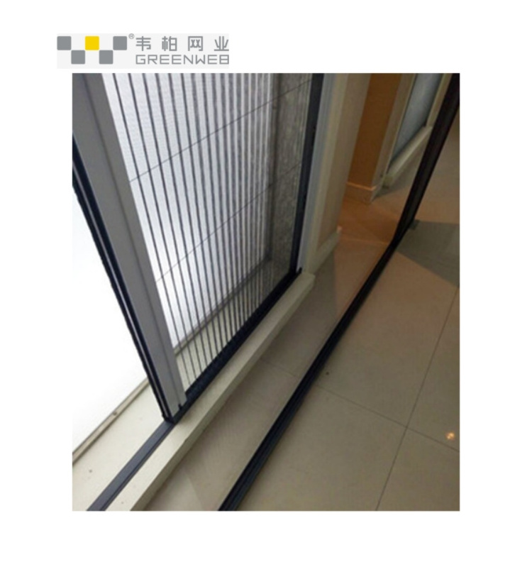 low price trackless aluminium alloy frame plisse anti-mosquito sliding window and door