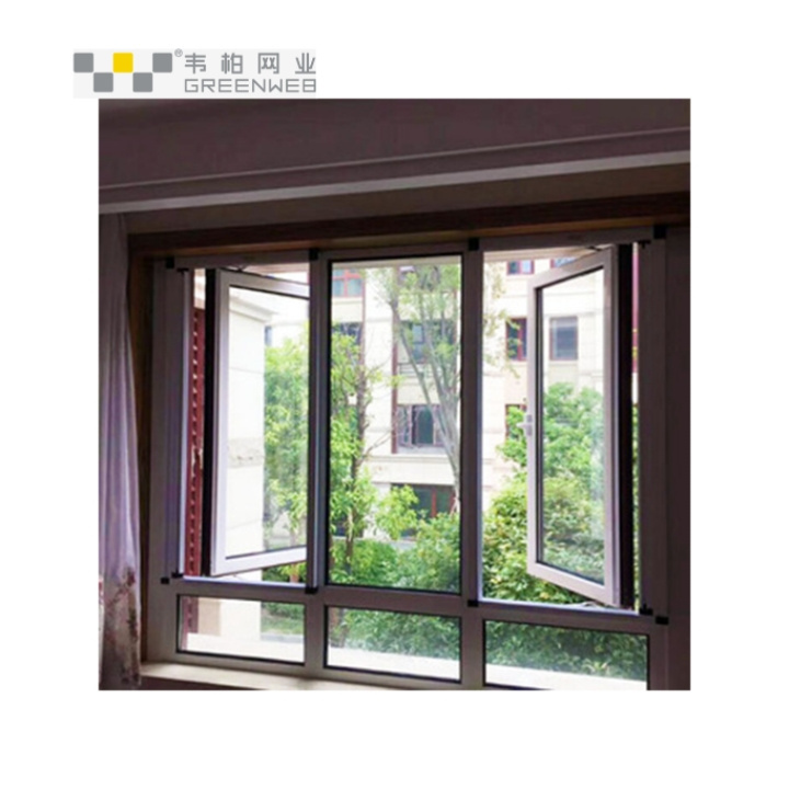 discount price China aluminum frame door screen/mosquito net door curtain, diy sliding screen door