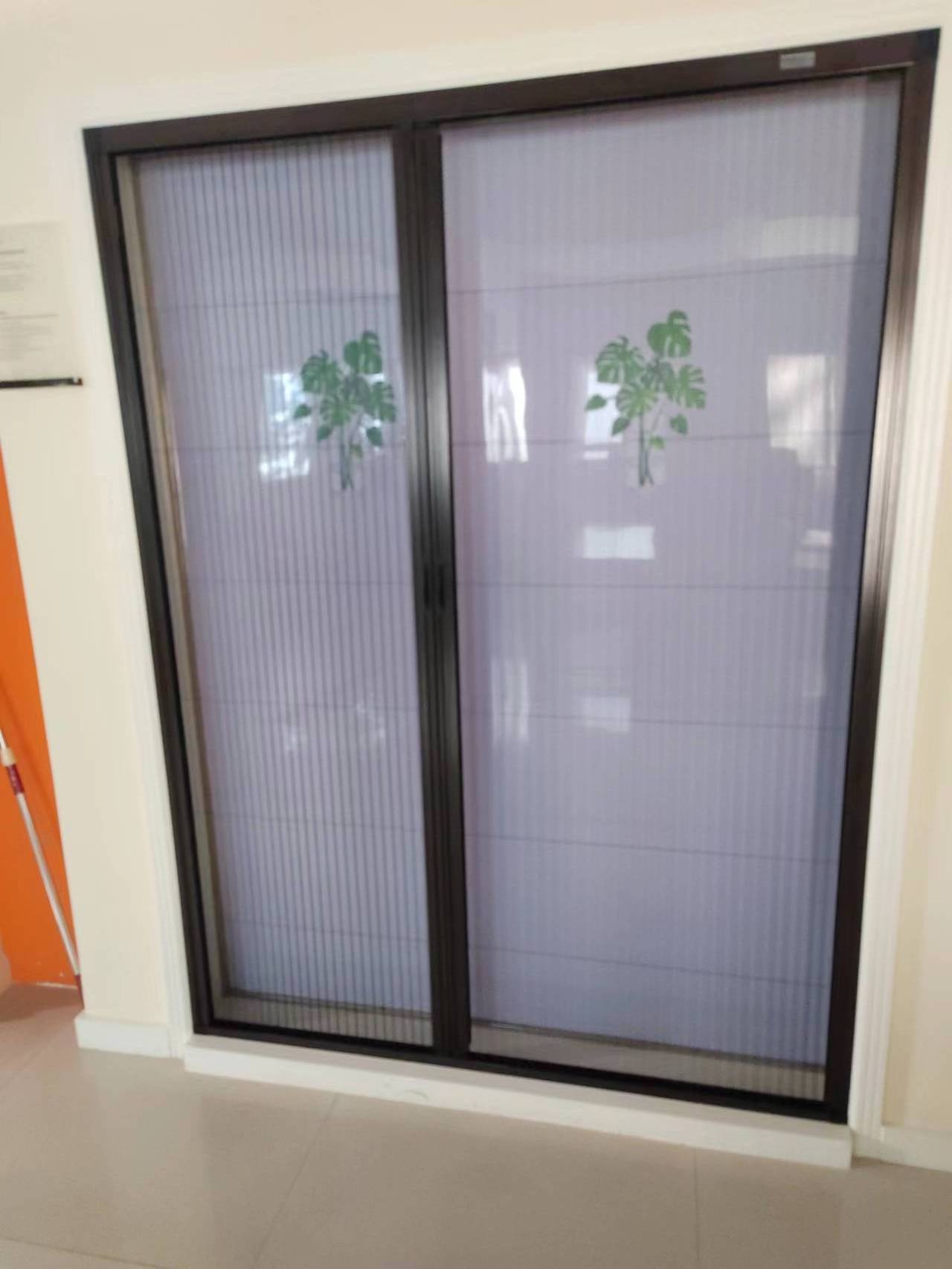 discount price China aluminum frame door screen/mosquito net door curtain, diy sliding screen door