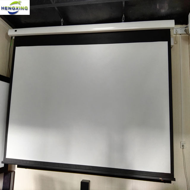 tubular motor for projection screen of tension screen with 3D silver screen fabric