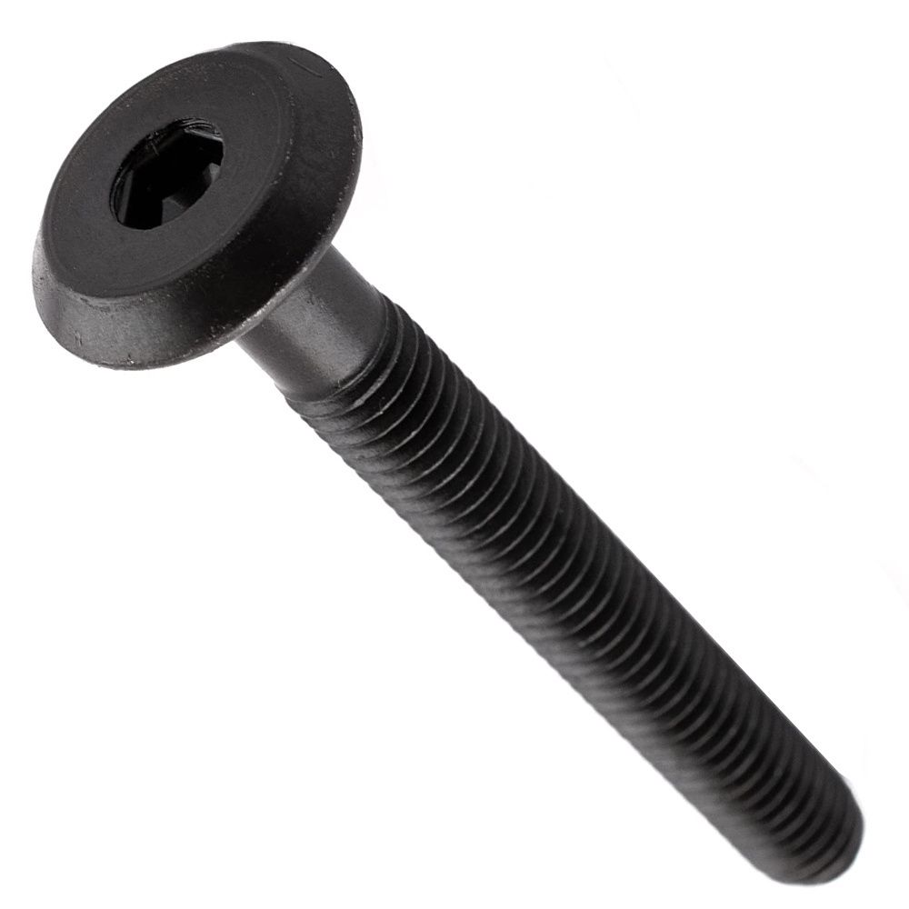 Black m2x40 hex socket furniture assembly hardware screw m6 stainless steel nut bolt for wood confirmat furniture screw