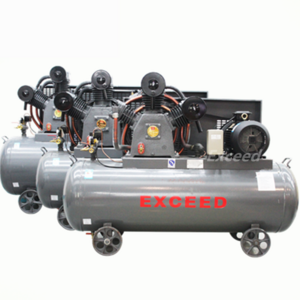 Low noise high quality 7.5KW 11KW 15KW three 3 cylinder piston air compressor pump 4kw big piston air compressor prices for sale