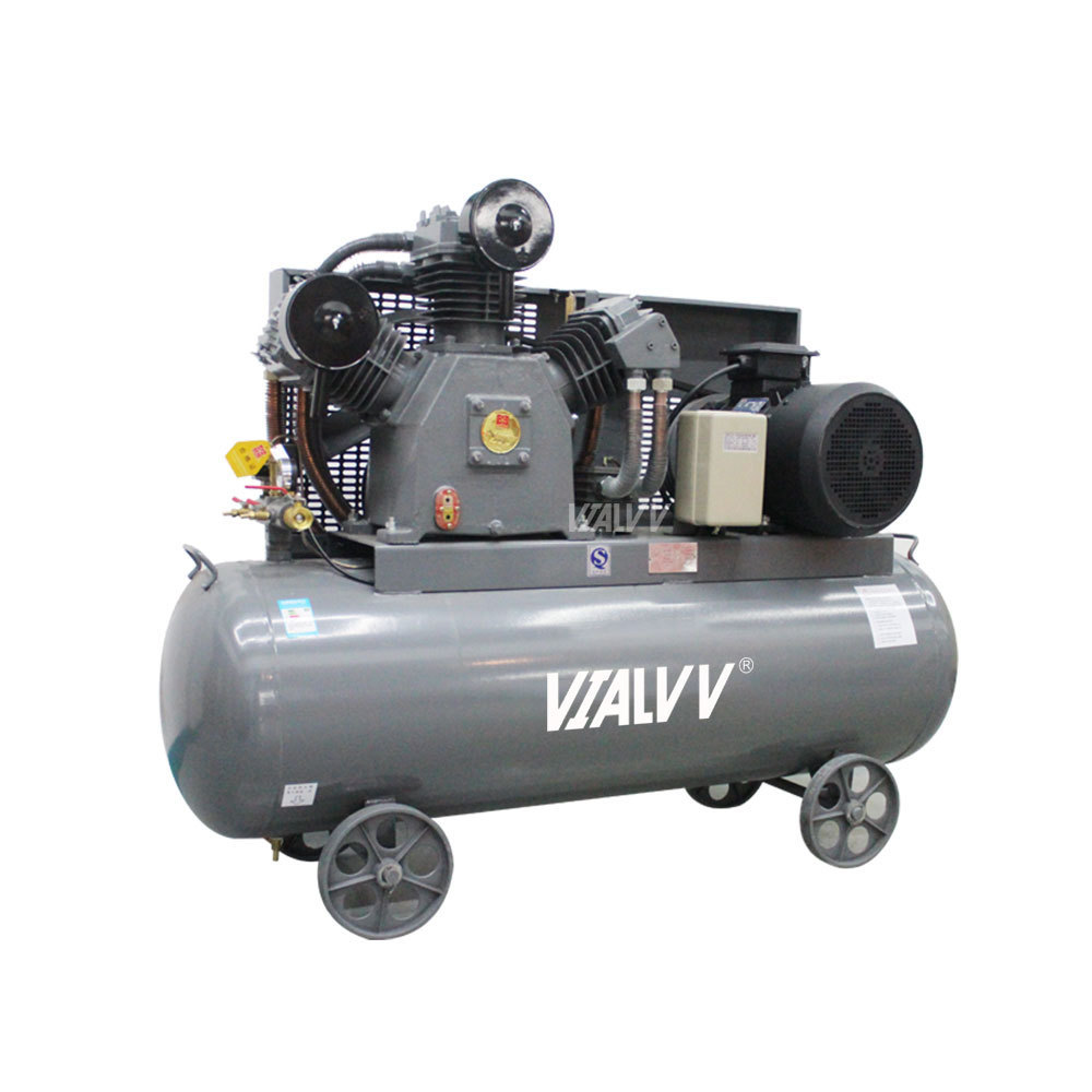 Low noise high quality 7.5KW 11KW 15KW three 3 cylinder piston air compressor pump 4kw big piston air compressor prices for sale