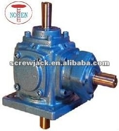 High Efficiency Power Transmission Machine Steering 4 Way Bevel Gearbox